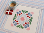 Preview: Florale Muster - Vollstick Stickdatei